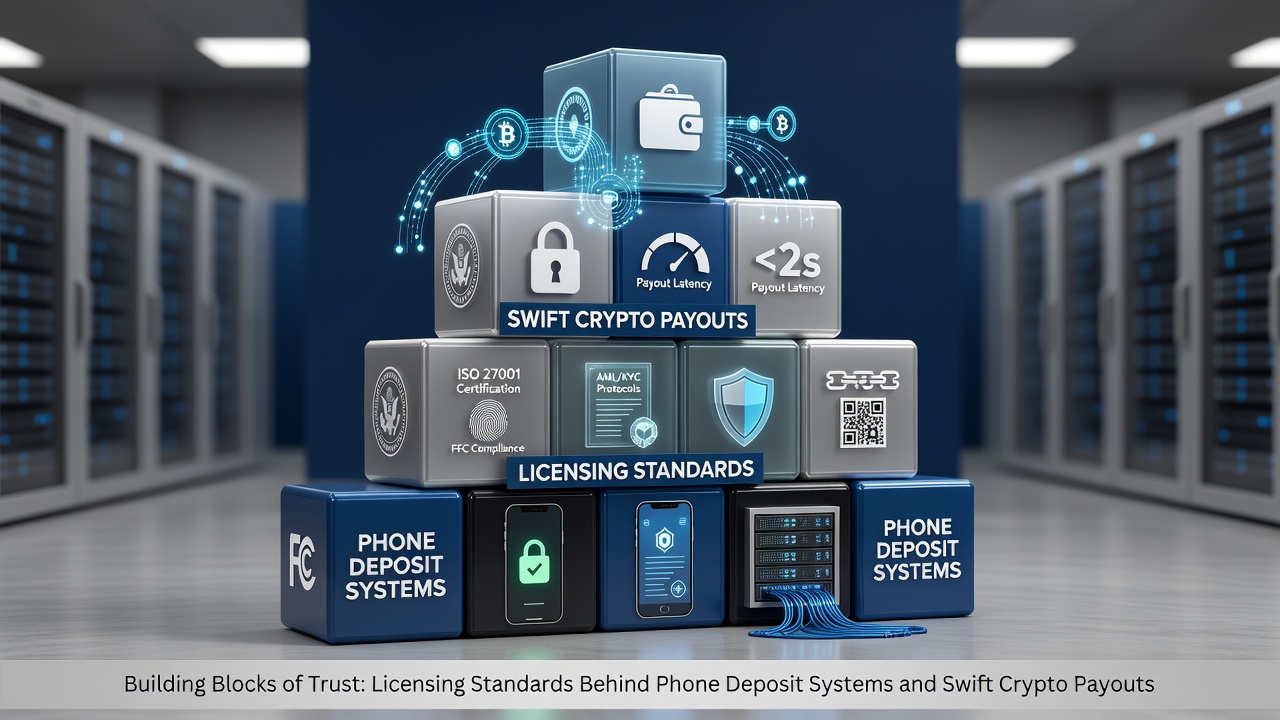 Secure crypto payout infrastructure meeting licensing requirements in mobile live gaming