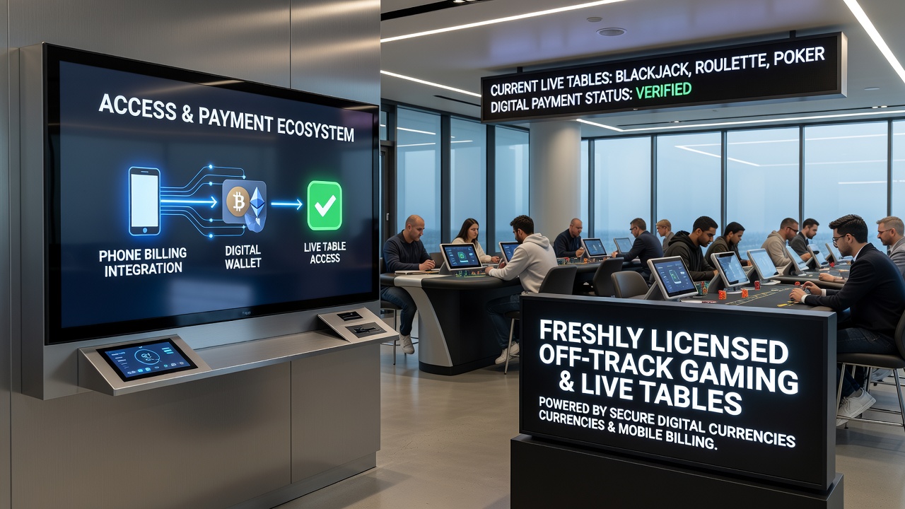 Crypto wallets and phone billing interfaces enabling live table play at new offshore casinos