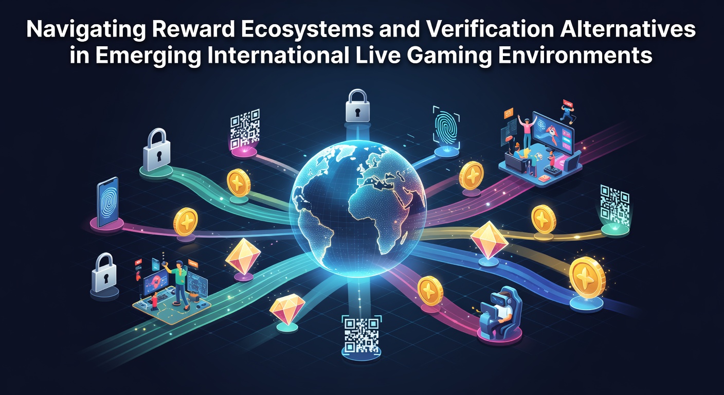 Overview of international live gaming platforms showing reward points accumulation and alternative verification methods in action