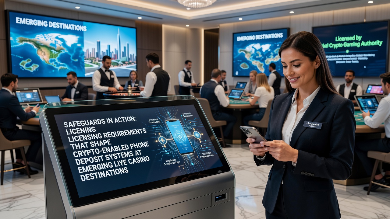 Overview of licensing frameworks supporting crypto phone deposits in emerging live casino markets