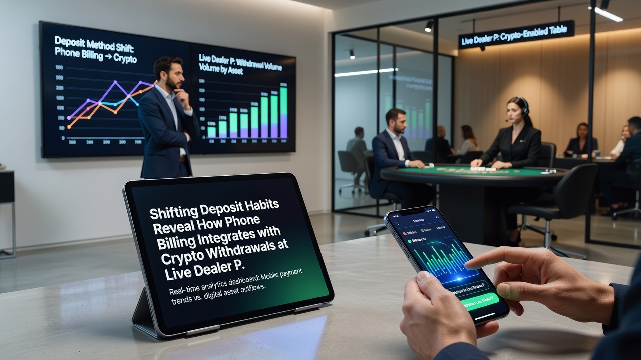 Crypto wallet confirmation screen displayed next to a live dealer blackjack table at an offshore licensed platform