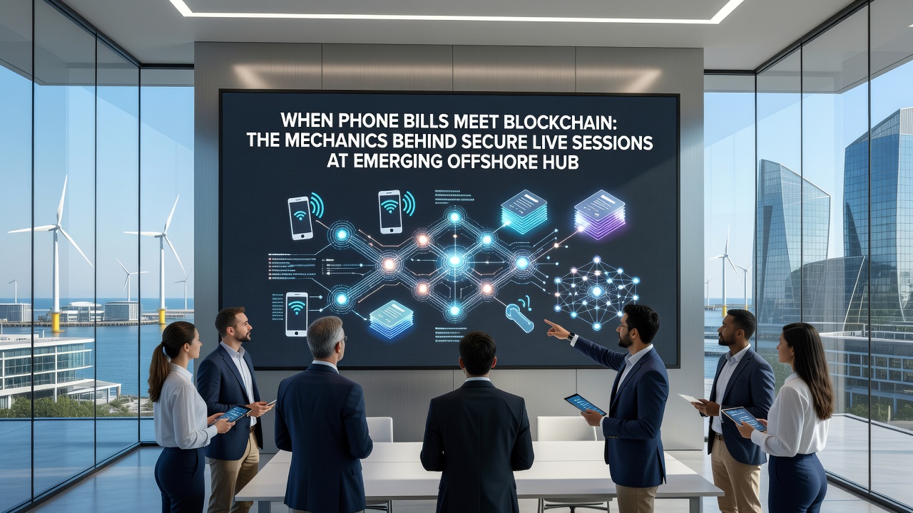 Technical schematic of blockchain nodes validating live gaming session tokens paid via mobile carriers